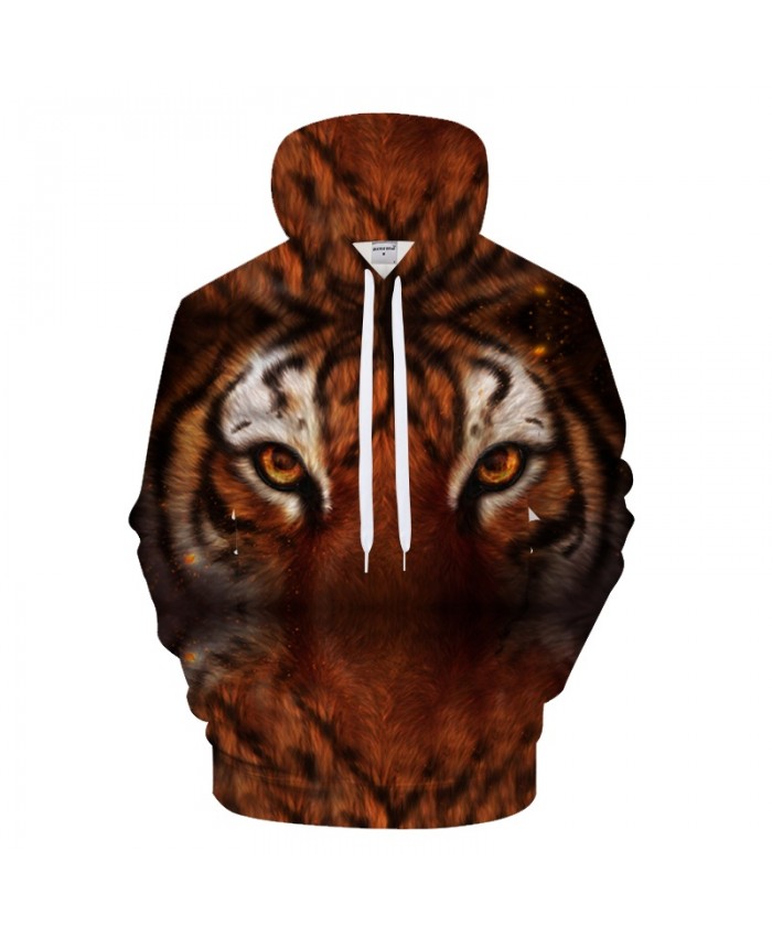 My home is destroyed By KhaliaArt Tiger 3D Print Hoodies Men Casual Sweatshirt Tracksuits Pullover Coat Fashion Cloth Drop Ship