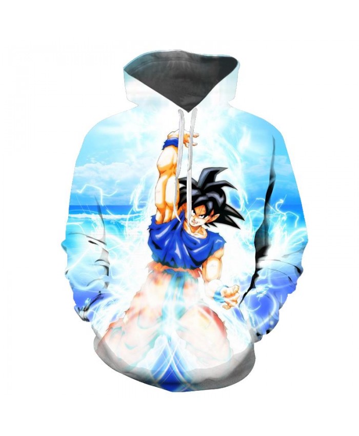 NEW Seven dragon ball wukong anime hooded 3D Pocket Hooded Sweatshirts 3D Hoodies Pullovers Men Women Long Sleeve