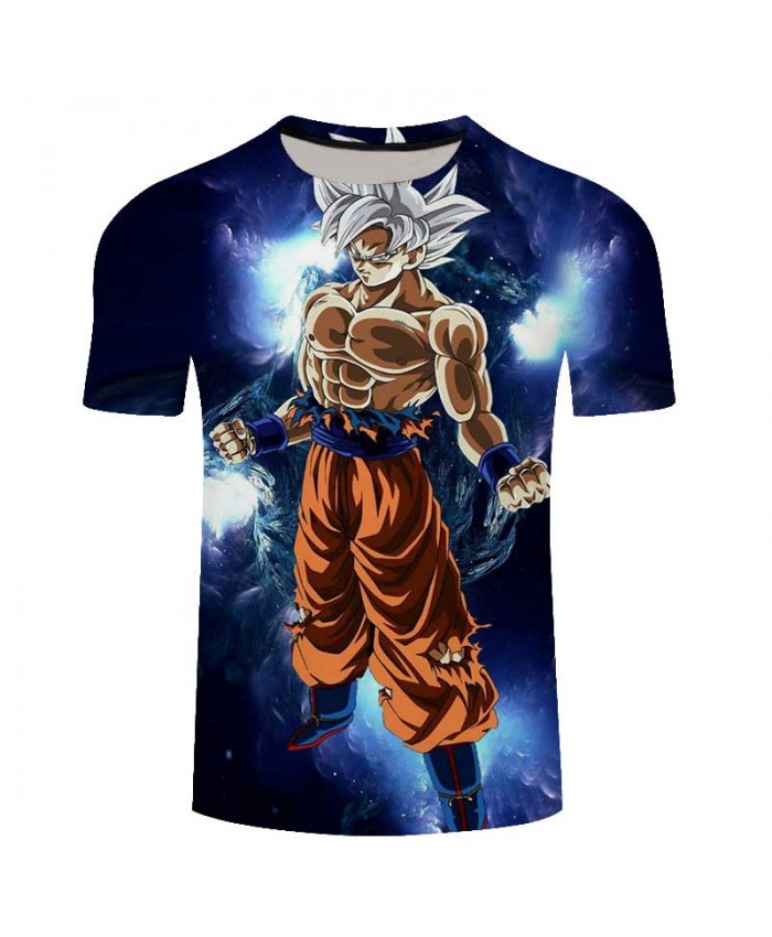 NEW T Shirt Men Summer Super Son Goku Fitness Cosplay 3D T-Shirt Unisex Anime Plus Size DragonBall Tops Dragon Tshirt Homme