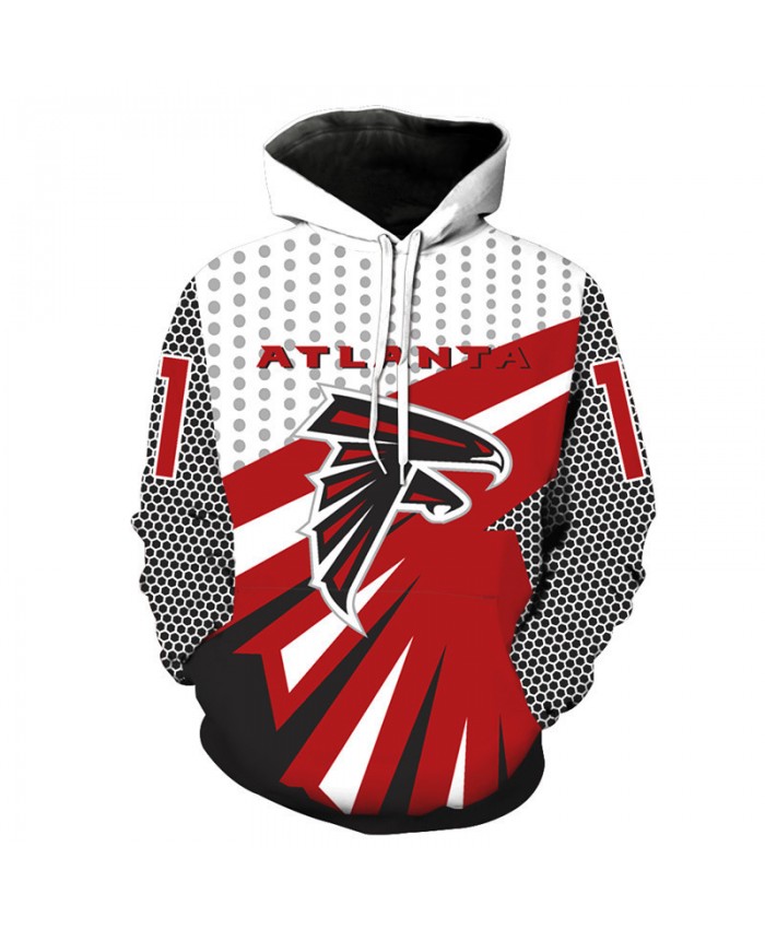 NFL American football Fashion 3D hooded sweatshirt cool pullover Atlanta Falcons
