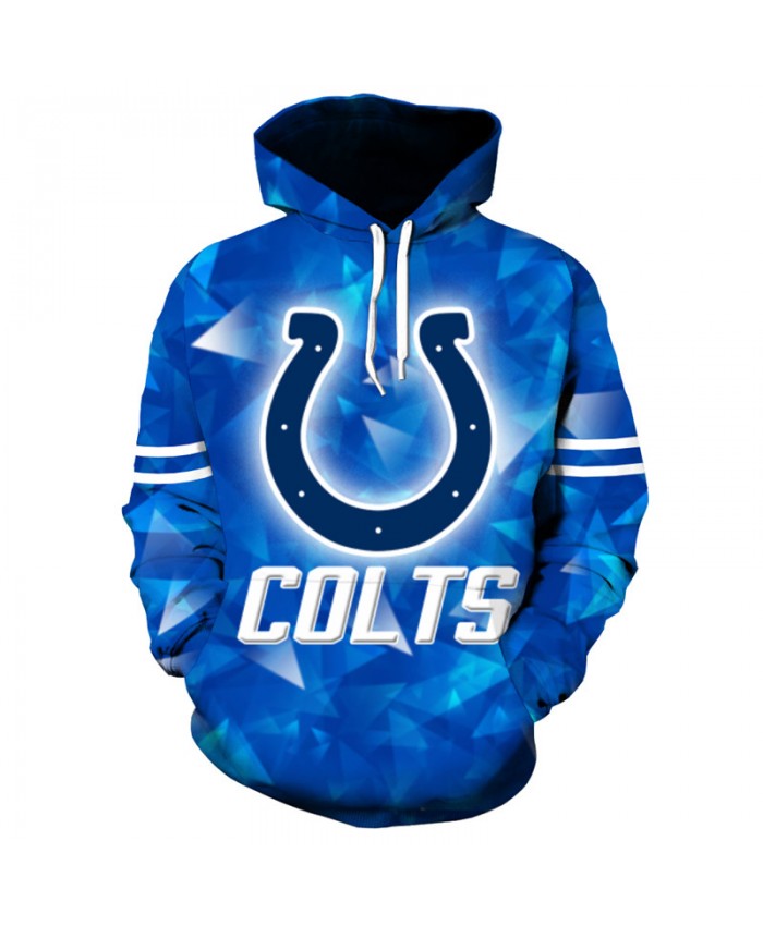 NFL American football Fashion 3D hooded sweatshirt cool pullover Indianapolis Colts