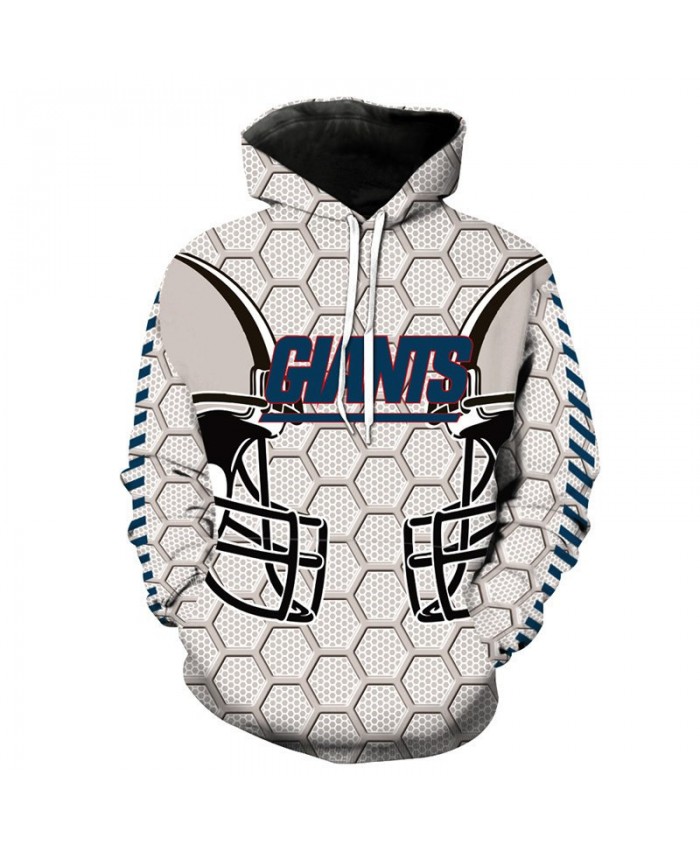 NFL American football Fashion 3D hooded sweatshirt cool pullover New York Giants