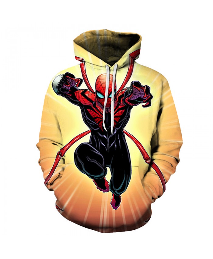 New 2021 Hot Marvel Comics Spiderman 3D Hoodies Men Autumn Fashion Funny Hoodie Hip Hop Men Women Hooded Streetwear Sweatshirts