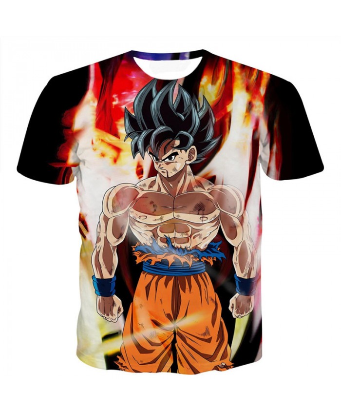 New 3D Cartoon Tee Shirt Men Women Dragon Ball T shirt 3D Anime Super Hero Vegeta Printed T-shirt Teenager Summer Tops Tees