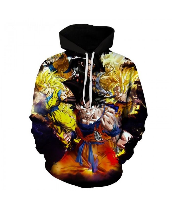 New Angry Dragon Ball Hoodies Men Women 3D Hoodie Goku Print Hoodie Anime Fashion Casual Tracksuits Hooded Pullover