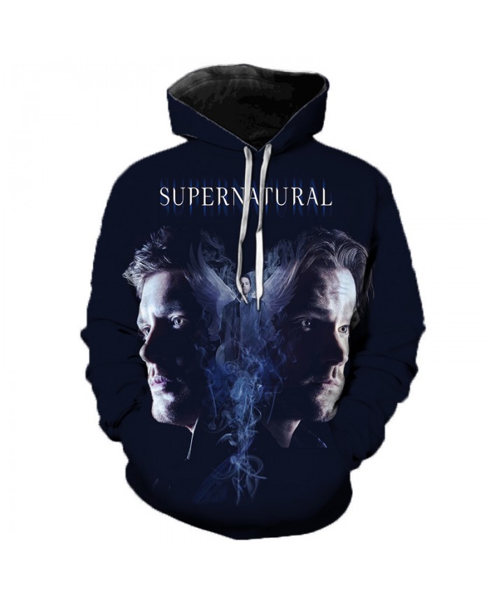 New Arrival Supernatural 3D Print Hoodie Men/Women Fashion Casual Sweatshirt Supernatural Pullover Streetwear Oversized Hoodies