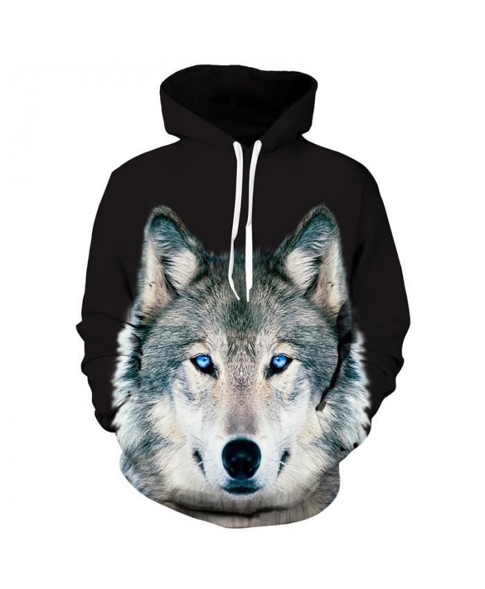 New Arrivals Men/women Hooded Hoodies Print Wolf Thin Spring Autumn 3d Sweatshirts With Hat Hoody Tops Dropship A