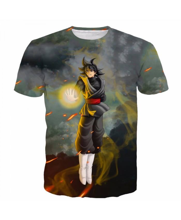 New DRAGON BALL T shirt 3D Saiyan Printed Summer Tshirt Men Hot Animation Vegeta Goku tops A