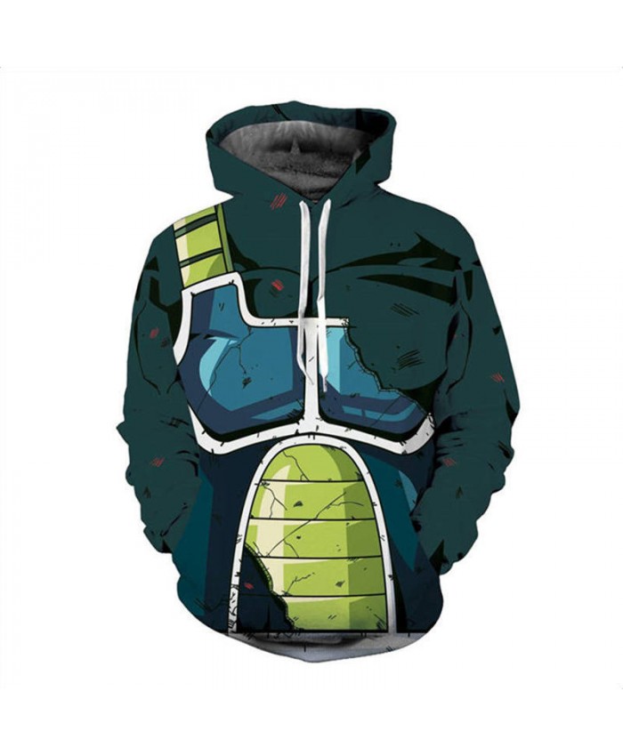 New Dragon Ball Hoodie Men's 3D Sweatshirt Super Saiyan Son Goku Vegeta Print Pullover Male Anime Hooded Sweatshirts Jacket A