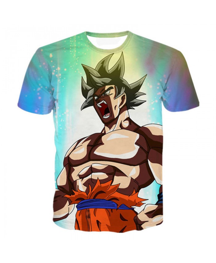 New Dragon Ball T Shirt 3D Anime Dragon Ball Z Ultra Instinct Son Goku Super Saiyan God Vegeta Printed Cartoon Summer Top Tees