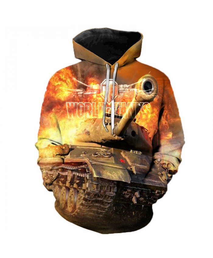 New Games World of Tanks 3D Printed Hooded Sweatshirts Men Women Fashion Casual Pullover Hip Hop Streetwear Oversized Hoodies