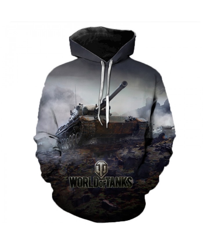 New Games World of Tanks 3D Printed Hooded Sweatshirts Men Women Fashion Casual Pullover Hip Hop Streetwear Oversized Hoodies D