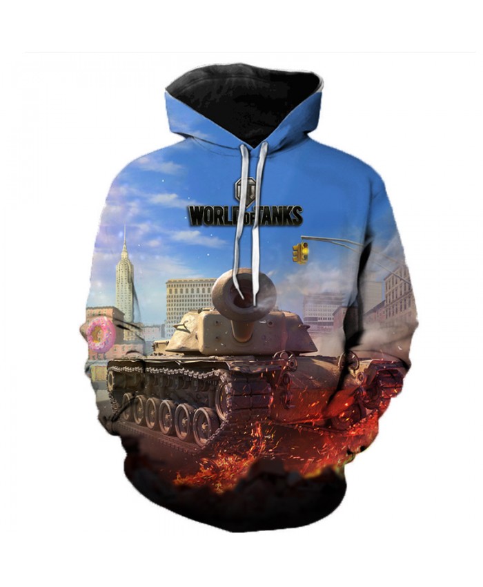 New Games World of Tanks 3D Printed Hooded Sweatshirts Men Women Fashion Casual Pullover Hip Hop Streetwear Oversized Hoodies H