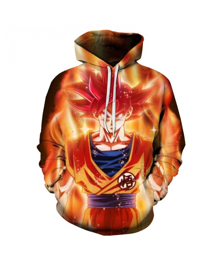 New Hot Dragon Ball Hoodies Men Women 3D Hoodie Goku Print Hoodie Anime Fashion Casual Tracksuits Hooded Pullover