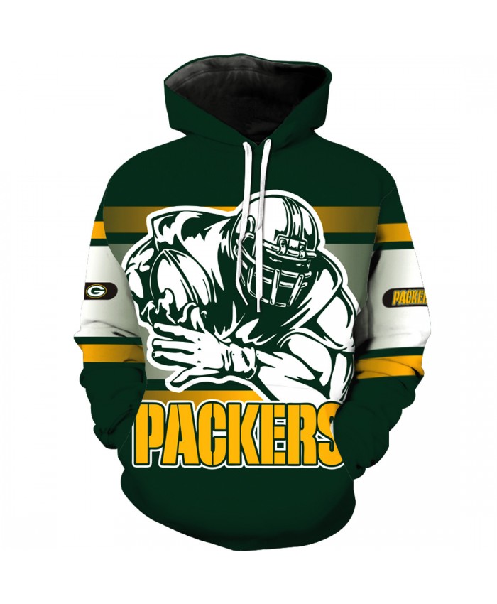 New Hot Sale Green Bay Packers Green Bay Packers NFL football Team 3D Printed Sweater Hoodie