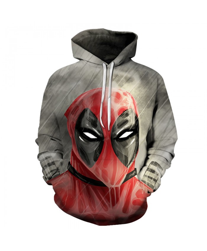 New Marvel 3D Anime Deadpool 2 Sweatshirt Hoodie Men/Women Fashion Casual Hoodies Men Funny Novelty Hip Hop Streetwear Jacket