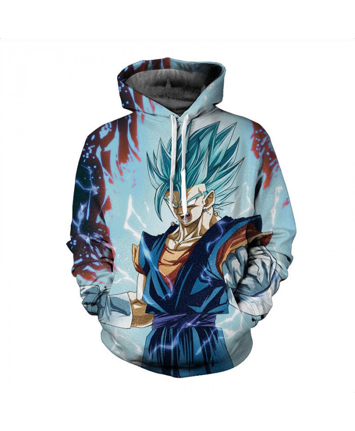 New Sweatshirts Men Hipster 3d Blue hair Cool Comic teenager Hoodie Male Long Sleeve Outerwear Pullovers One Piece Anime Jacket