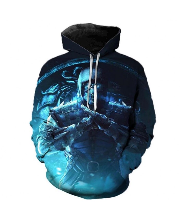 Newest Mortal Kombat 11 3D Printed Hoodies Men Women Hooded Sweatshirts Spring Outerwear Plus Size Unisex Polluver A