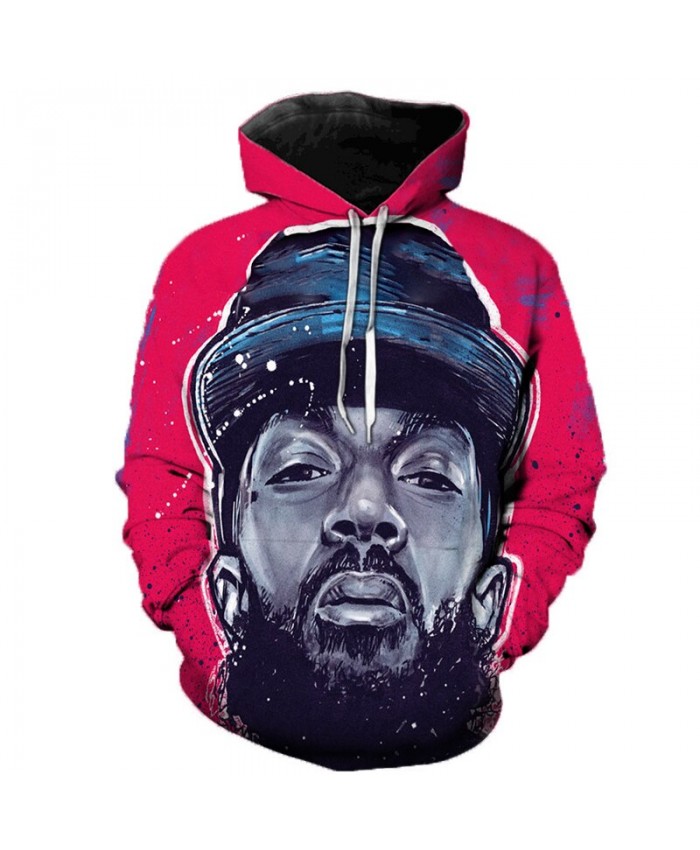 Nipsey Hussle Music 3D Printed Hoodies Men/Women Singer Hooded Sweatshirts Spring Outerwear Plus Size Unisex Polluver E