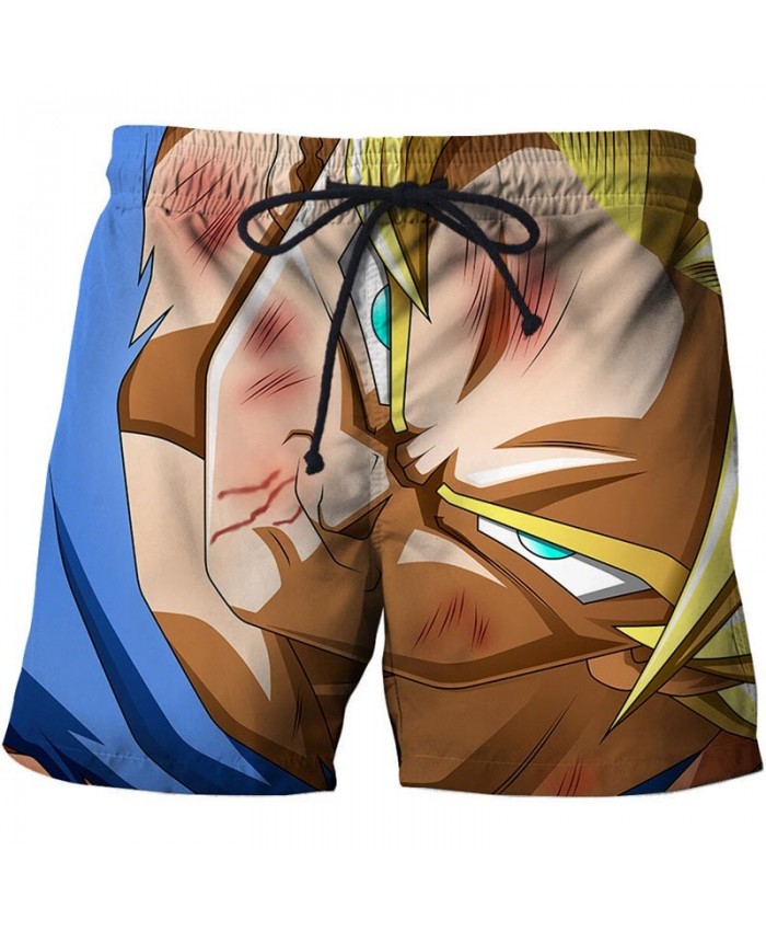 Nosebleed Dragon Ball Men Anime 3D Stone Printed Beach Shorts Casual 2021 New Male Quick Dry Breathable Board Shorts