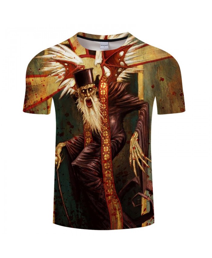 Old Man With Long nails Anime Game 3D Print tshirt Men tshirt Summer Casual Short Sleeve Male O-neck Drop Ship