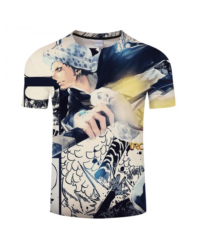 One Piece Holding A Sword 3D Print Men tshirt Crossfit Shirt Casual Summer Short Sleeve Male tshirt Fitness Men