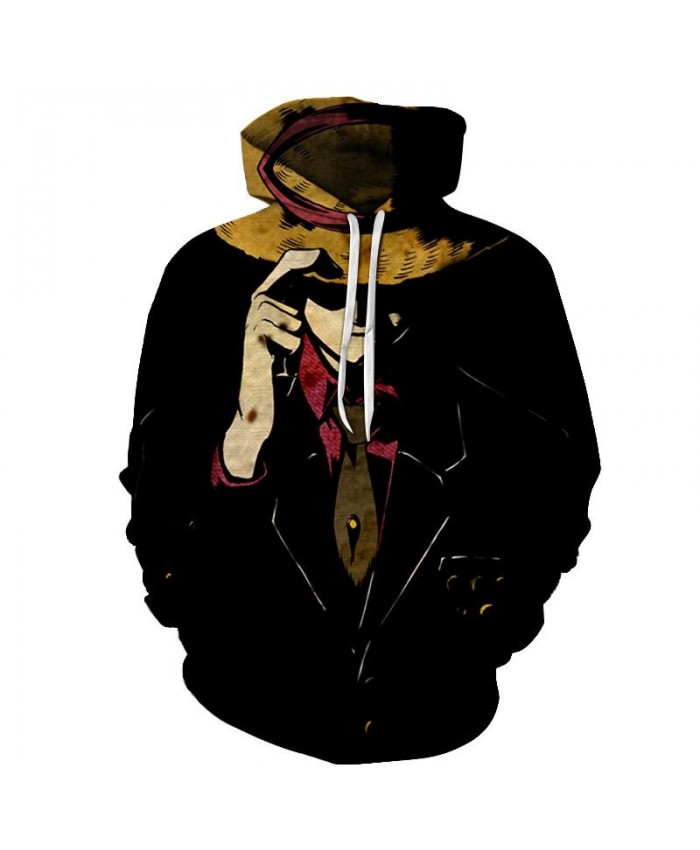 One Piece Straw Hat 3D Printed Men Pullover Sweatshirt Clothing for Men Custom Pullover Hoodie Streetwear Anime Tops
