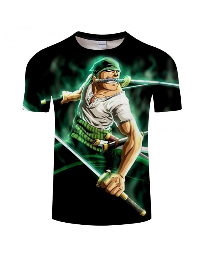 One Piece The Whole Body Is A Knife 3D Printed Men tshirt Crossfit Shirt Casual Summer Short Sleeve Male tshirt Men