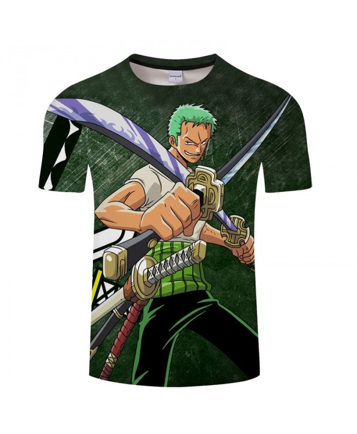 One Piece Two Swords Intersect 3D Printed Men tshirt Crossfit Shirt Casual Summer Short Sleeve Male tshirt Men