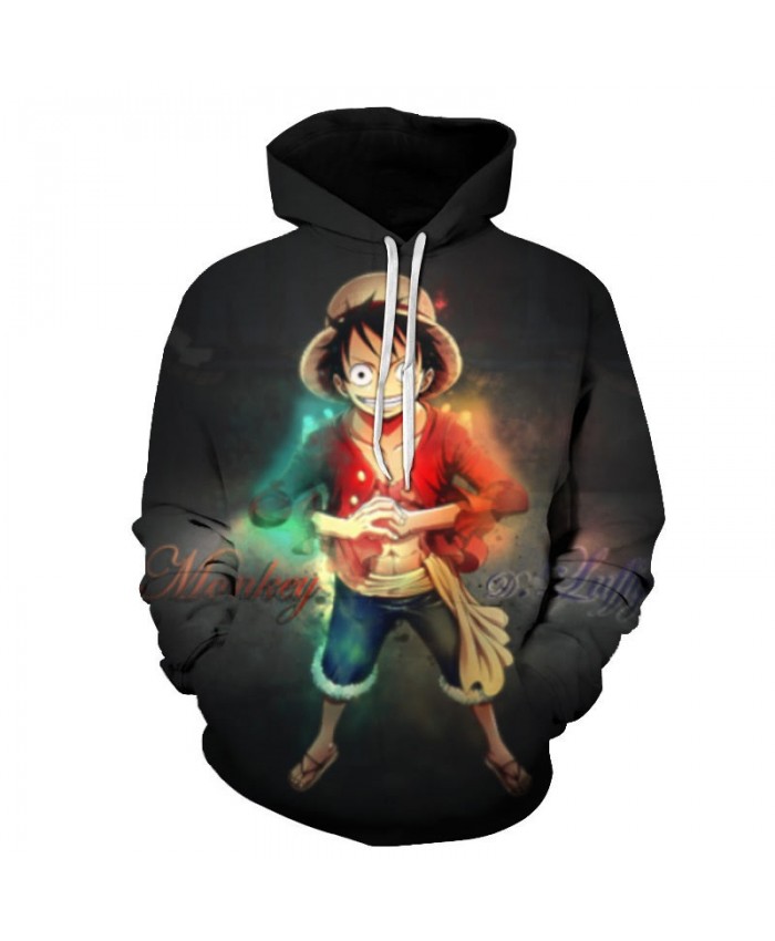One Piece Wearing Sandals 3D Printed Men Pullover Sweatshirt Clothing for Men Custom Pullover Hoodie Streetwear