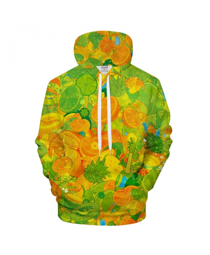 Orange Fruit Print Hoodies 3D hoodie Men Hoody Pullover Sweatshirt Harajuku Tracksuit Streetwear Coat Funny Hoodie 6xl Drop ship