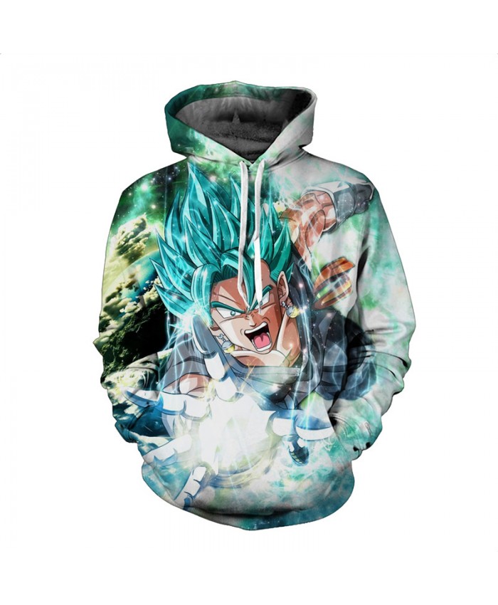 Over Size Cartoon Sweatshirt Mens 3D Hoodies Dragon Ball Hoodie Super Saiya Vegeta Kids Goku Printed Sweatshirts Hot Anime Coat
