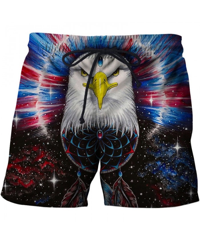Owl's Head 3D Printed Men Board Short Male Quick Drying Beach Short Summer Male Casual Clothing Short Trousers
