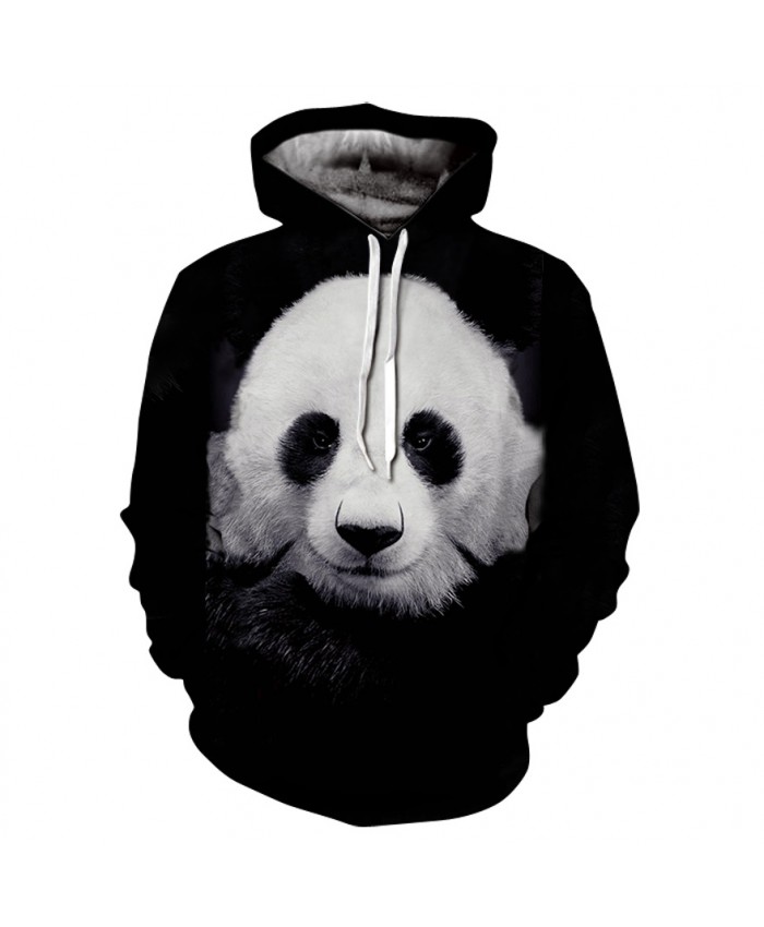 Panda pattern explosion models men's/women's hooded sweater fashion youth digital printing casual jacket