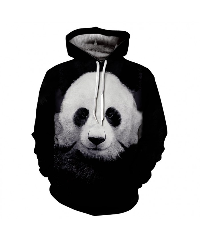 Panda pattern explosion models men's/women's hooded sweater fashion ...