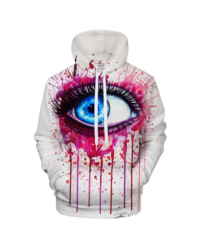 Pink by Pixie cold Art Eye Printed 3D Hoodies Sweatshirts Men Hoodies Casual Tracksuits Male Brand Pullover Jackets
