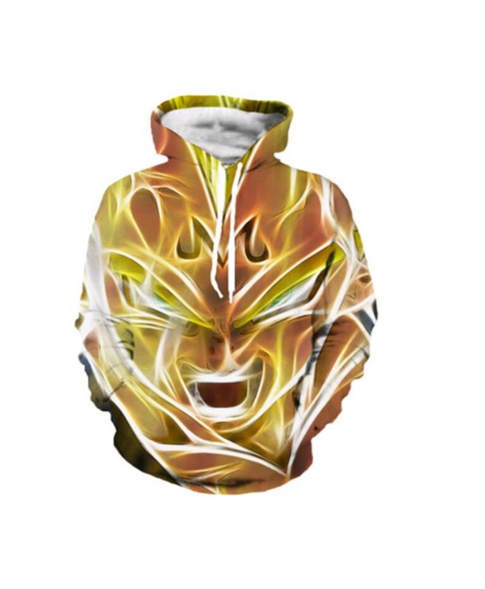 Plus size S-5XL 2021 Newest Style Anime Dragon Ball Z Super Saiyan Hoodies Cool Goku Hooded Women Men Long Sleeve Outerwear