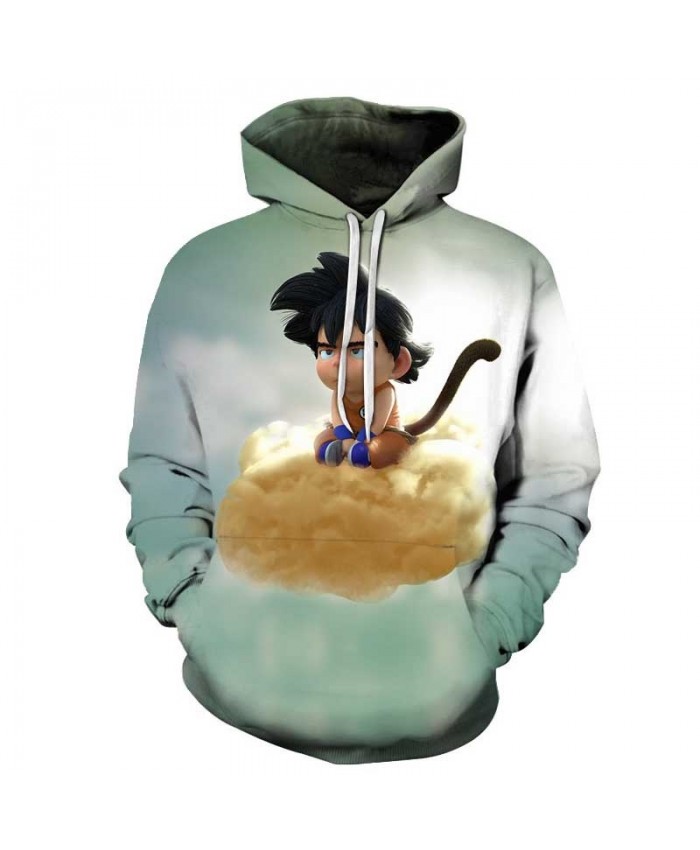 Popular Men Hoodies Fashion Casual Male Hoodie Dragon Ball Anime Men's Hoody Harajuku Sweatshirts Drop Ship