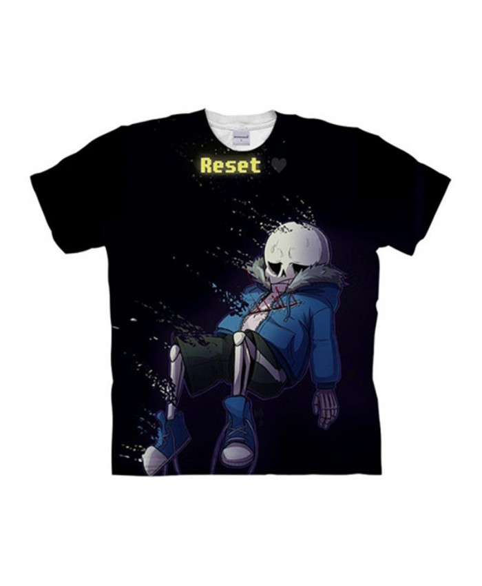Pour Down Undertale 3D Printed Men Anime tshirt Crossfit Shirt Casual Short Sleeve Male T Shirt Men Brand Tops&Tee