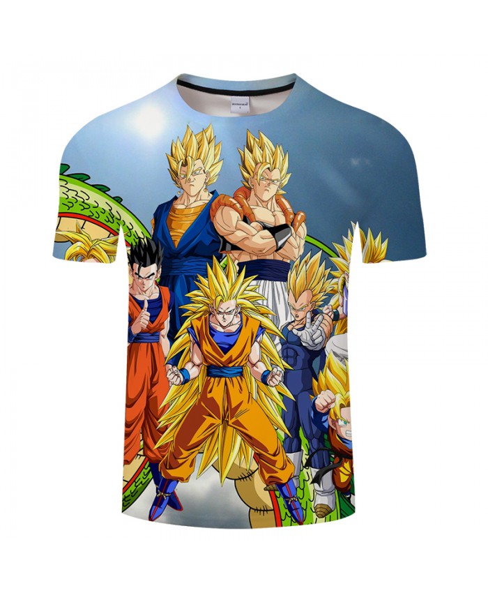 Power Dragon Ball Popular 3D Print T shirt Men Summer Cartoon ShortSleeve Boy Women Tops&Tees Tshirt 2021 Drop Ship