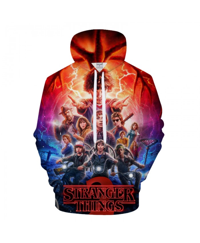 Purple Hoodies 3D Stranger Hoody Men Women Sweatshirt Autumn Tracksuit Harajuku Jacket Pullover Streatwear DropShip