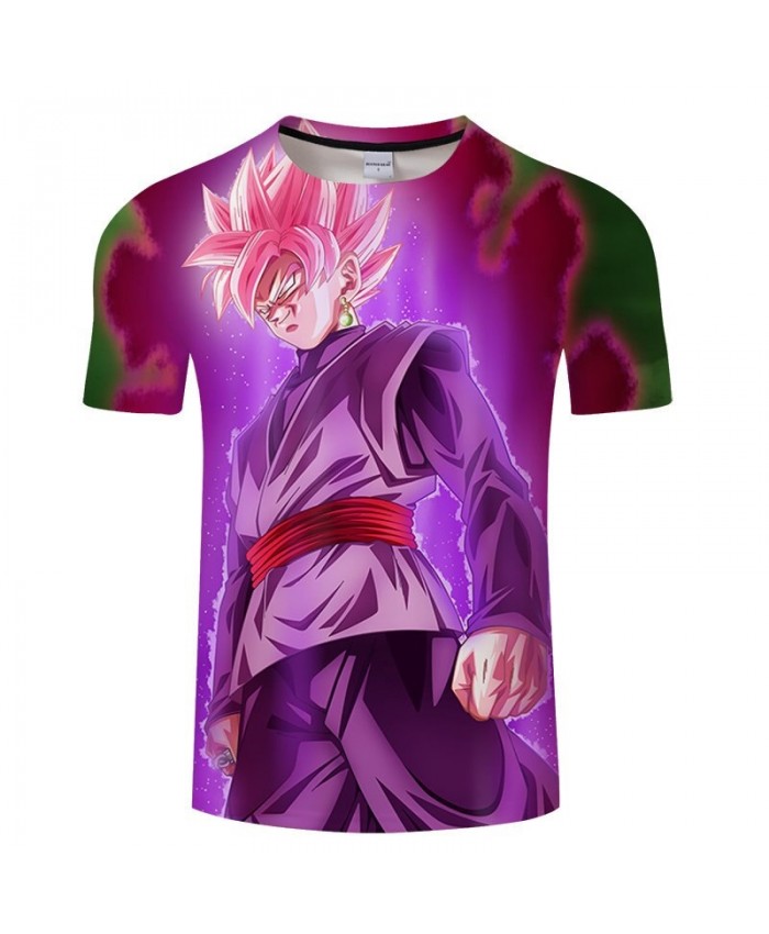 Red Belt Cartoon Goku Dragon Ball 3D Print Men 2021 New tshirt Anime Casual Short Sleeve Fitness Male Drop Ship
