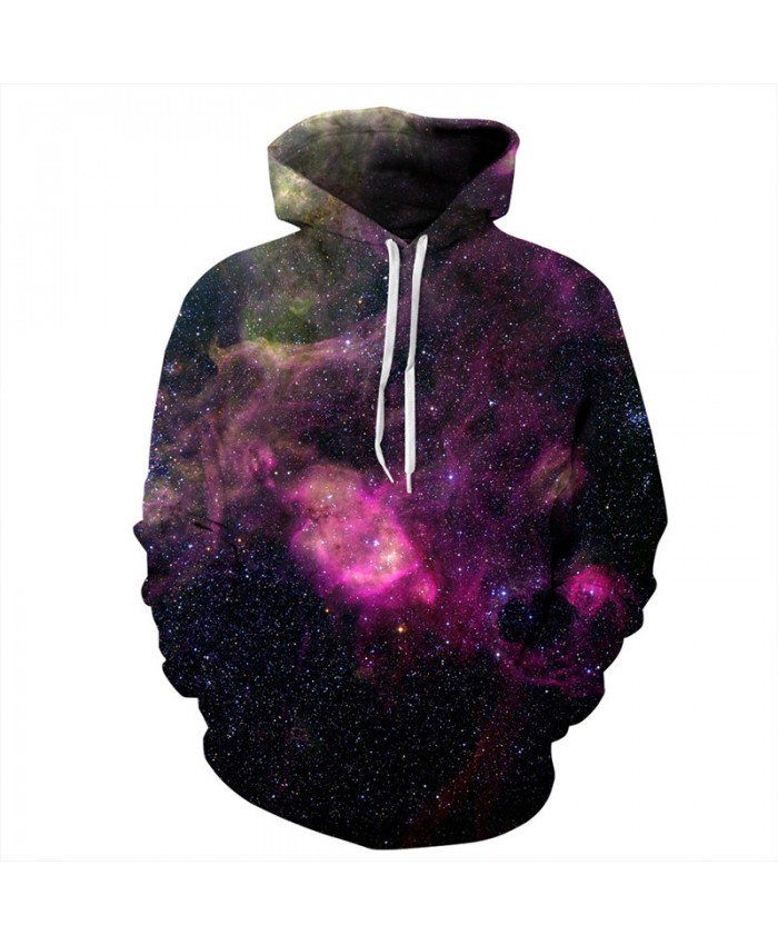 Red Dust Nebula Dream Universe Fashion Hooded Sweatshirts