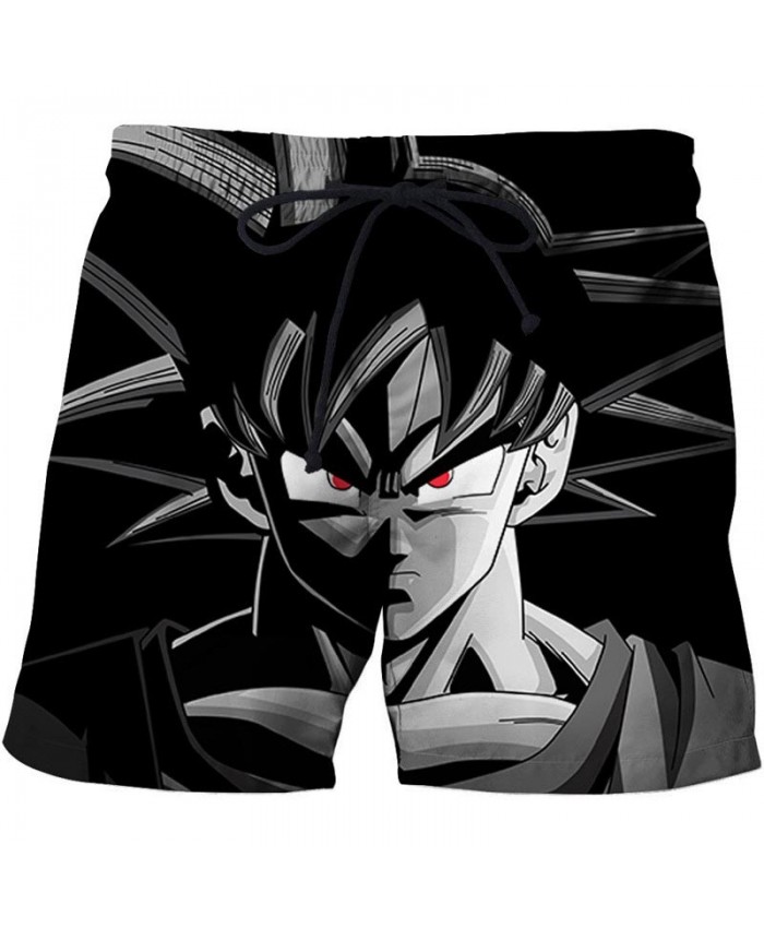Red Eyes Dragon Ball Men Anime 3D Stone Printed Beach Shorts Summer 2021 New Male Quick Dry Breathable Board Shorts