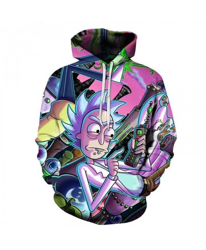 Rick And Morty 3D Hoodies Men Women Sweatshirts Anime Fashion Pullover Brand Drop Ship Tracksuits Casual Jackets
