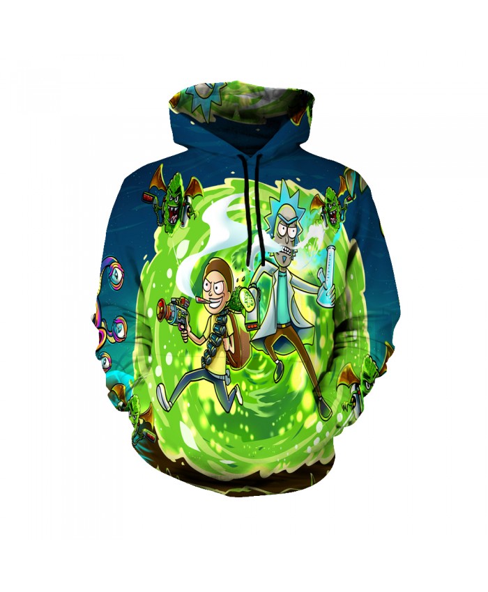 Rick and Morty Figure Hoodies Sweatshirt Men Women Autumn Hoodies Fashion Brand Rick and Morty Costume C