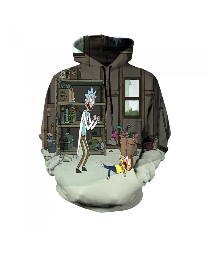 Rick and Morty Figure Hoodies Sweatshirt Men Women Autumn Hoodies Fashion Brand Rick and Morty Costume F