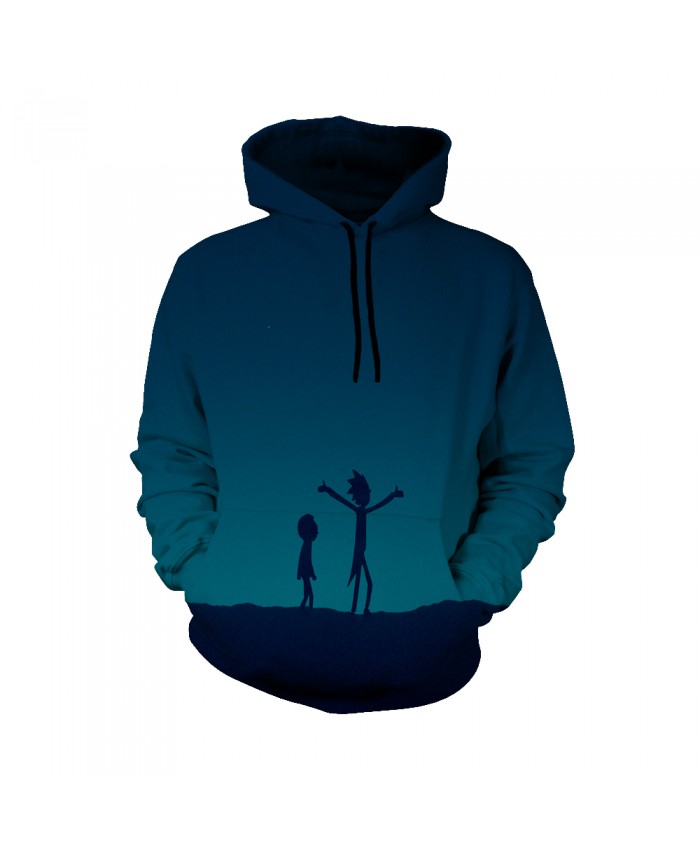 Rick and Morty Figure Hoodies Sweatshirt Men Women Autumn Hoodies Fashion Brand Rick and Morty Costume G