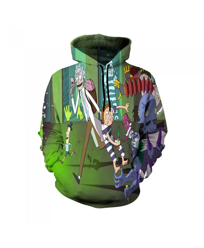 Rick and Morty Figure Hoodies Sweatshirt Men Women Autumn Hoodies Fashion Brand Rick and Morty Costume K