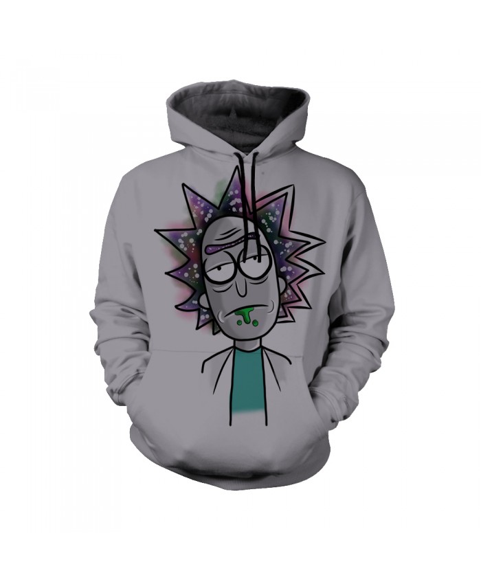 Rick and Morty Figure Hoodies Sweatshirt Men Women Autumn Hoodies Fashion Brand Rick and Morty Costume M